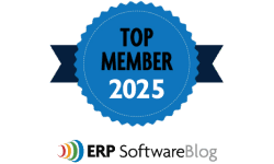 ERP Software Blog Top Member 2025 award